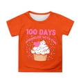 thumbnail image 1 of YUEHUA Kids 100 Days of School Shirt for Toddler Boys Girls Kids, Happy 100th Day School Celebration Soft Cotton Tee 3-7T, 1 of 4