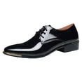 thumbnail image 1 of YUEHUA Men's Oxford Formal Dress Shoes Business Comfortable Classic Lace Up Shoes, 1 of 9