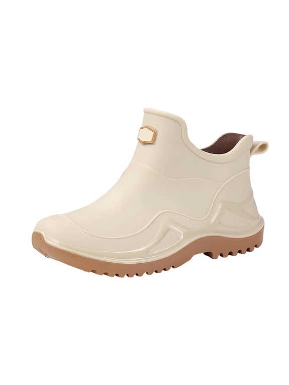 Mens Rain Boots, Versatile Rain Shoes, Short Boot, Outdoor Footwear, Everyday Use, Waterproof Rain Boot, Slip On Boots for Men, Anti-Slip Shoes