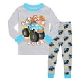 thumbnail image 1 of YUEHUA Pajamas Toddler kids Boys Clearance Long Sleeve Comfortable Train Printing Toddler kids Pajamas Pjs Cotton Sleepwear 2-Piece, Size 7-8 Years, 1 of 3