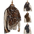 thumbnail image 1 of YUEHUA Pashmina Feel Shawls Wraps for Women Rave Scarf Soft Silky Reversible Winter Warm Shoulder WrapMen Scarves, 1 of 5
