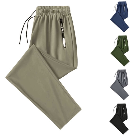YUEHUA Senistyle Pants for Women Men Ice Silk Ultra Stretch Breathable Active Pant Quick Drying Stretch Active Trousers Over 50