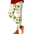 thumbnail image 1 of YUEHUA St Patricks Day Leggings for Women High Waisted Casual Shamrock Yoga Pants Irish Green Graphic Soft Stretchy Tights, 1 of 4