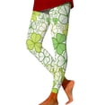 thumbnail image 1 of YUEHUA St Patricks Day Leggings for Women High Waisted Casual Shamrock Yoga Pants Irish Green Graphic Soft Stretchy Tights, 1 of 4