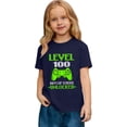 thumbnail image 1 of YUEHUA Toddler 100 Day of School Short Sleeve Shirt for Boys Kid Grils, My Happy 100th Day of School T Shirt, 1 of 7