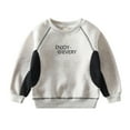 thumbnail image 1 of YUEHUA Toddler Boys Sweatshirts Chevy Plus Size Lightweight Train Printing Fall Winter Basic Shirt Top Tee for Kids, Size 7-8 Years, 1 of 3