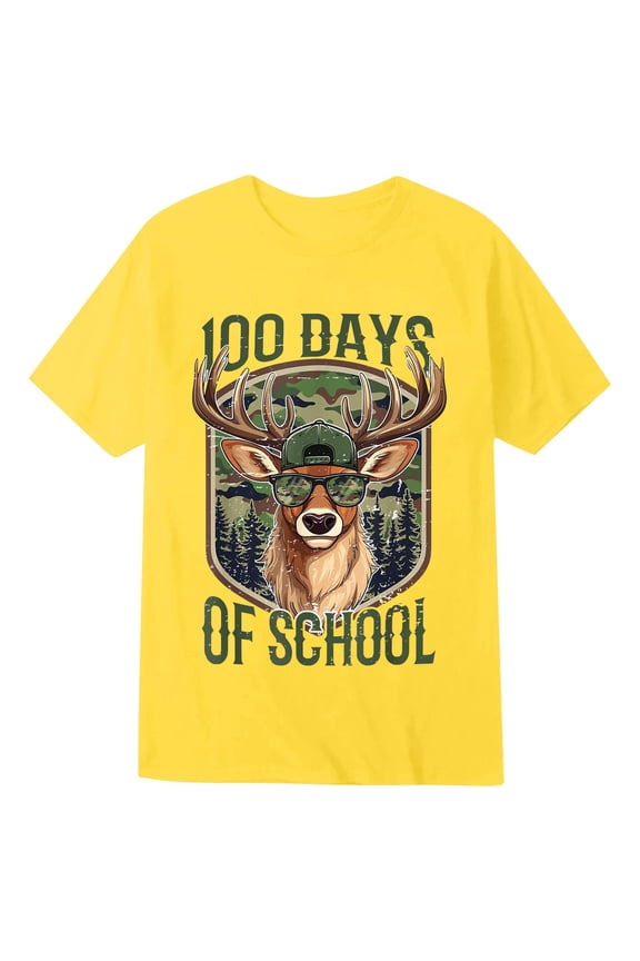 Toddler Kids Boys Girls 100 Days of School Teacher Kids Happy 100th Day of School T-Shirt