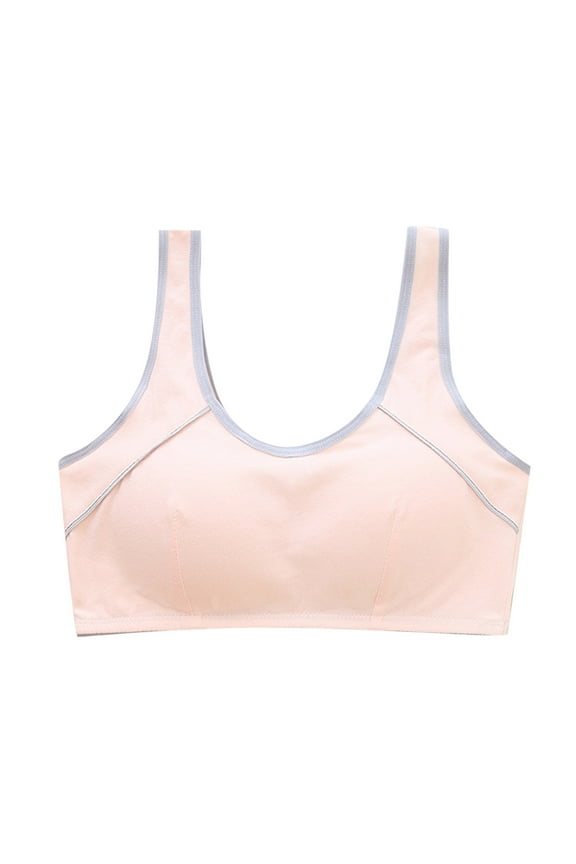 Training Racerback Bras for Girls 12-16 Sports Seamless Bra with Removable Padding for Teens Sports Yoga Cheer Athletic Bras running girl sports bra