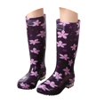 thumbnail image 1 of YUEHUA Womens Rain Boots Long Casual Fashion Outdoor Hiking Walking Gardening Waterproof Anti- Shoes Comfortable Insole Light Rain Shoes Outdoor Garden Shoes, 1 of 9
