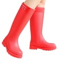 thumbnail image 1 of YUEHUA Womens Rain Boots Outdoor Casual Shoes for Women Hiking Camping Walking Comfortable Lightweight Low Heel Waterproof Anti-Slip Garden Boots, 1 of 7