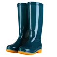 thumbnail image 1 of YUEHUA Womens Rain Boots Waterproof Mid Calf Fashion Rubber Shoes with Thick Sole for Women Daily Wear Outdoor Activities Lightweight Anti-Slip Garden Boots, 1 of 4