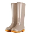 thumbnail image 1 of YUEHUA Womens Rain Boots Waterproof Mid Calf Fashion Rubber Shoes with Thick Sole for Women Daily Wear Outdoor Activities Lightweight Anti-Slip Garden Boots, 1 of 4