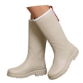 thumbnail image 1 of YUEHUA Womens Rain Boots Waterproof Mid Calf Rain Boots with Elasticated Ankle for Women Outdoor Use in the Rain Anti- Shoes Comfortable Insole Light Rain Shoes, 1 of 7
