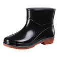 thumbnail image 1 of YUEHUA Womens Snow Boots, Waterproof Punk Style Rain Boots, Outdoor Rubber Water Shoes, Womens Rain Boots Mid Calf, Anti- Shoes, Waterproof Fashion Garden Shoes, 1 of 7