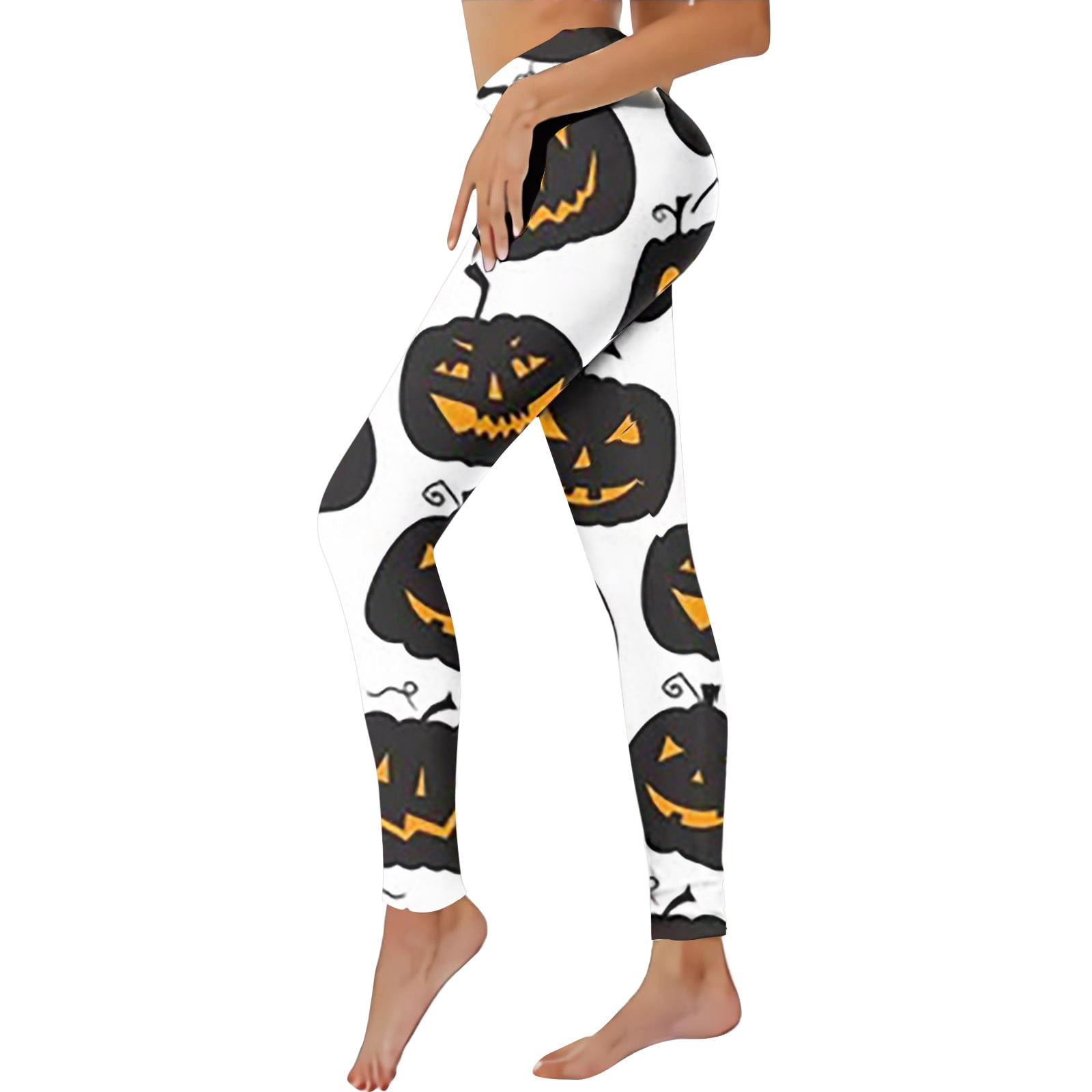 YUEJUIR Flare Pants for Women Ladies Halloween Yoga Leggings Thick High