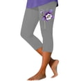 thumbnail image 1 of YUEJUIR White Capris for Women Women's Fashion Casual Floral Print High Waist Elastic Capri Pants Leggings Womens Capri Pants Yoga Capris for Women Capri Pants (Gray,XXL), 1 of 4