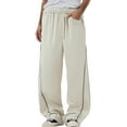 thumbnail image 1 of YUELONGHU Adult Men Casual Pants Black Cargo Pants Men Big and Tall Men's Casual Pants for Daily Wear Loose Fit Solid Comfortable Summer and Autumn Trousers for Relaxed Outfits, 1 of 4