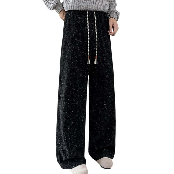 YUELONGHU Adult Men Casual Pants Business Casual Pants for Men Slim Fit Casual Trousers with Crotch Relaxed Fit Soft Twill Fabric Straight Leg Comfortable Pants for Everyday Wear