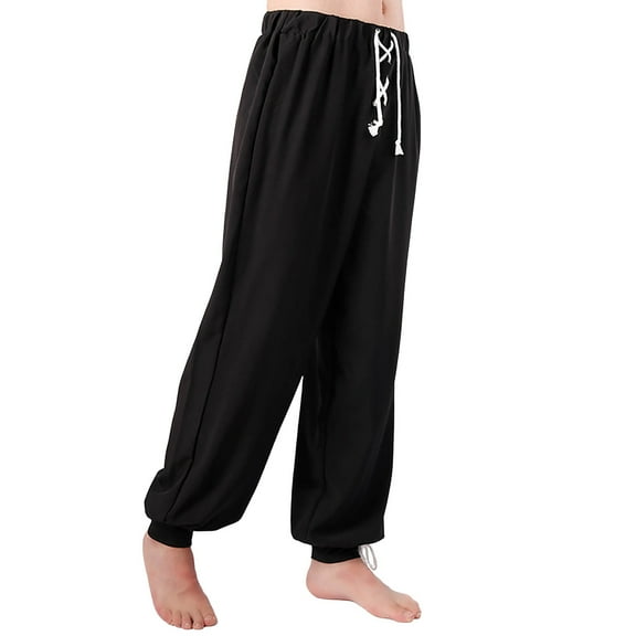 YUELONGHU Adult Men Casual Pants Men's Casual Pants Stretch Waist Mens Fashion Slacks Summer Pants Ankle Strap Pants Pants