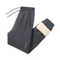 thumbnail image 1 of YUELONGHU Adult Men Casual Pants Mens Cargo Pants Baggy Fit 2026 Warm Self Heating Plus Large Size Data Pants Winter Lamb Pants, 1 of 3