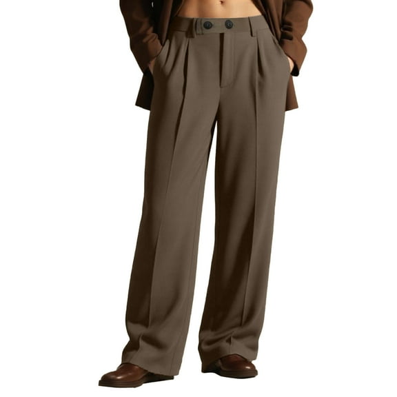 YUELONGHU Adult Men Casual Pants Mens Cargo Pants Black Men's Casual Dress Pants Slim Fit Comfortable Summer Wear Flat Front Trousers for Business and Daily Outfits