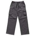 thumbnail image 1 of YUELONGHU Adult Men Casual Pants Mens Casual Pants Elastic Waistband European & Workwear Men's Fashion Straight Leg Relaxed Fit Slightly Flared Casual Pants, 1 of 9