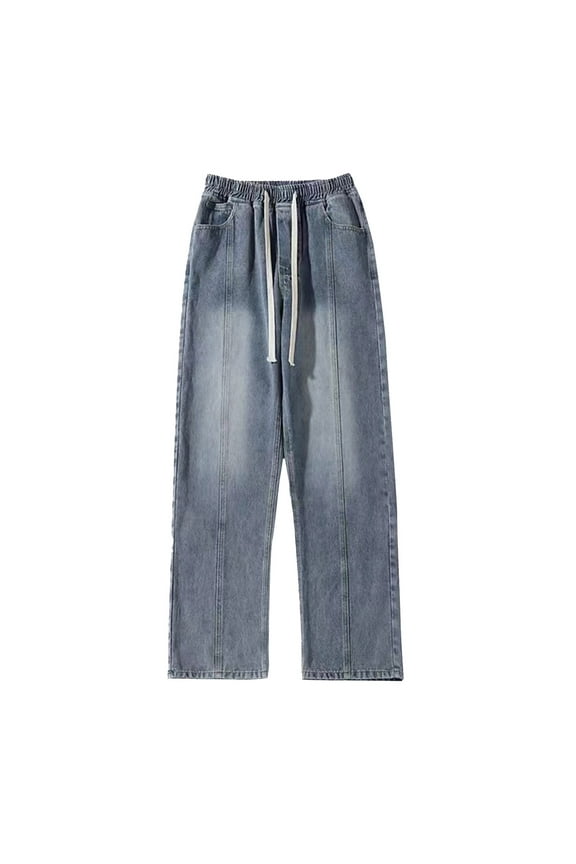 Adult Men Casual Pants Travel Pants for Men Men's Jeans Regular Fit Relaxed Skinny Jeans Pantalones De S 2Xl