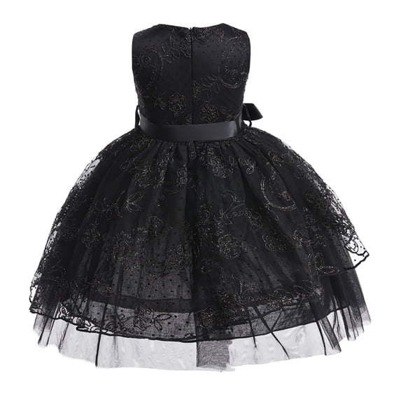 YUELONGHU Girls Fashion Dresses Tennis Dress Girls' Dress for Children off The Shoulder Party Gown Dress with Rose Embroidery Skirt for Ages 3 10 9-10 Years