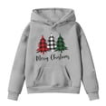 thumbnail image 1 of YUELONGHU Big Boys Sweatshirts & Hoodies 4-5 Years White Hoodie Kids Large Christmas Tree Printed Warm Hoodie for Children Christmas Kids Pullover Hoodie, 1 of 3