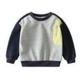 thumbnail image 1 of YUELONGHU Infant Big Boys Sweatshirts & Hoodies 8-9 Years Boys Sweatshirts Size 7-8 Boys Hoodies & Sweatshirts Lined Pullover Long Sleeve Color Block Casual Warm Kids Sweatshirt for Active Children, 1 of 9