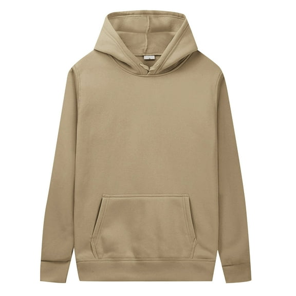 YUELONGHU Men Casual S Sweatshirts & Hoodies Hoodies for Men Mens Solid Color Matching Pocket Lace up Hooded Pullover Sweater Coat Clothes Top Lightweight Zip up Hoodie Men