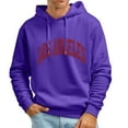 thumbnail image 1 of YUELONGHU Men Casual S Sweatshirts & Hoodies Zip up Hoodie Europe and The United States Men's Fashion Leisure Sports Hooded Letter Hoodie Zip up Hoodies for Men Lightweight, 1 of 4