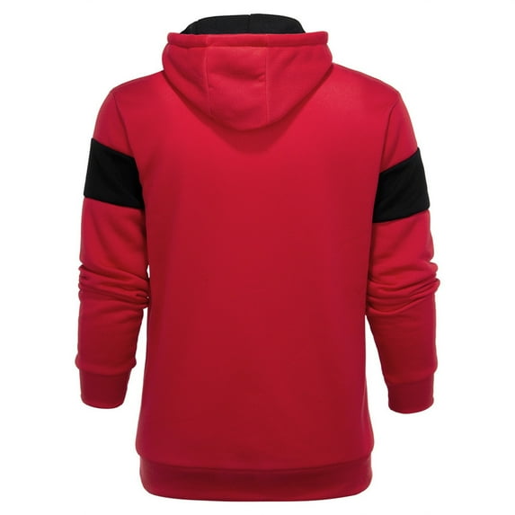 YUELONGHU Men Casual Xl Sweatshirts & Hoodies Zip up Hoodie Men Mens Casual Patchwork Slim Fit Hoodie Outwear Blouse Sweatshirt Zip up Hoodie Men Graphic Vintage