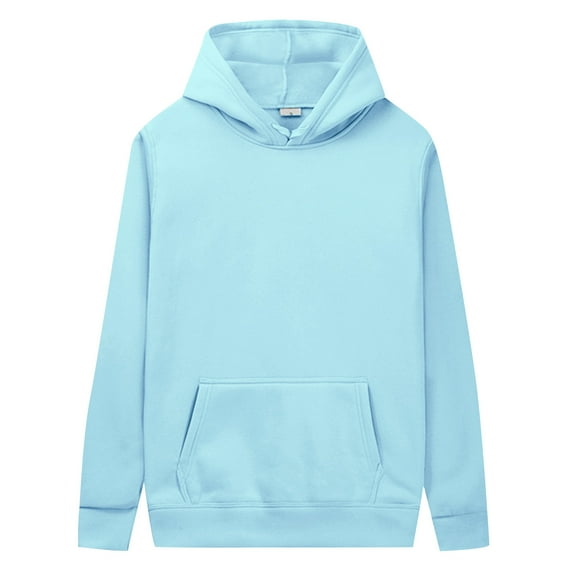 YUELONGHU Men Casual Xxl Sweatshirts & Hoodies Hoodies for Men Mens Solid Color Matching Pocket Lace up Hooded Pullover Sweater Coat Clothes Top Zip up Hoodie