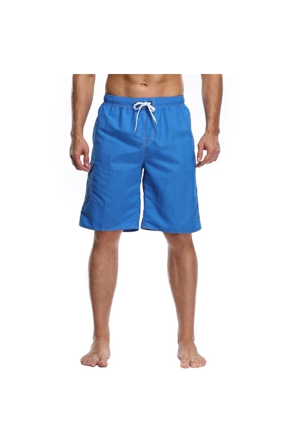 Men's Casual Cargo Pants Baggy Cargo Pants Men Streetwear Men's Quick Drying Swimming Trunks with Mesh and Beach Board Shorts with Pockets Xl