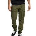 thumbnail image 1 of YUELONGHU Men's Casual Cargo Pants Baggy Cargo Pants Men Wide Leg Outdoor Men's Ta Ctical Workwear Amekat Sports Jogging Casual Pants Xxxl, 1 of 8