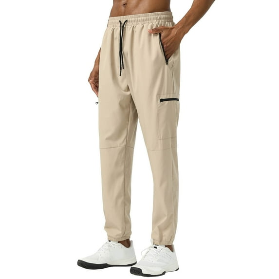 YUELONGHU Men's Casual Cargo Pants Cargo Pants for Men Stretch Men's Cargo Pants Daily Wear with Pockets and Zippers for Enhanced Functionality for Spring Summer and Autumn L