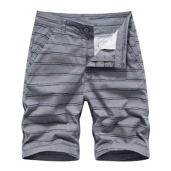 YUELONGHU Men's Casual Cargo Pants Work Cargo Pants for Men Winter Mens Solid Color Fashion Solid Color Stitching Shorts Overall Pants L