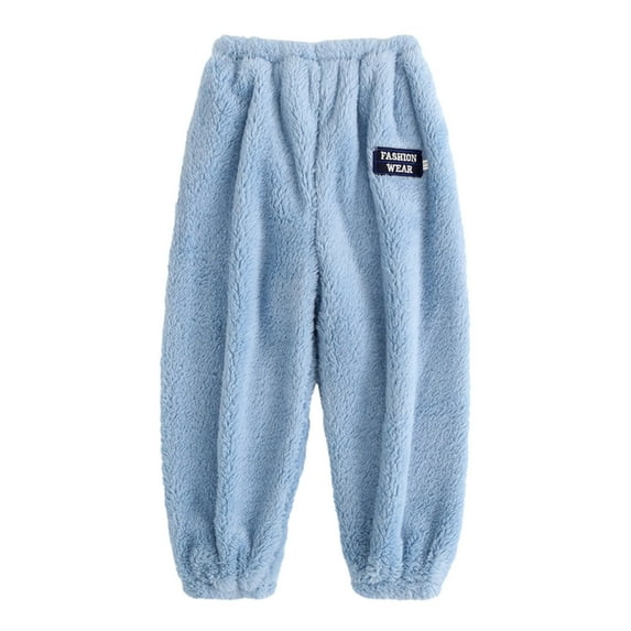 YUELONGHU Toddler Boys Sweatpants 10-12 Years Back to School Boys Joggers Cargo Pants Girl's Fuzzy Pajama Pants Elastic Waist