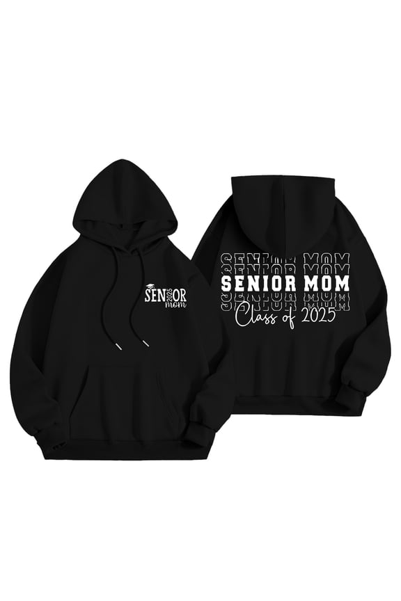 Women Casual Hoodie Off The Shoulder Sweatshirt for Women Casual Ladies Senior Mom 2026 Shirt 2026 Graduating Class Sweatshirt T Shirt Alphabet Print Long Sleeved Hoodie Xxl