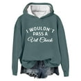 thumbnail image 1 of YUELONGHU Women Casual Hoodie Women's Hoodies Pullover Athletic Women's Fashion Letter Print Hoodie Casual Loose fit Pullover Sweatshirt L, 1 of 2