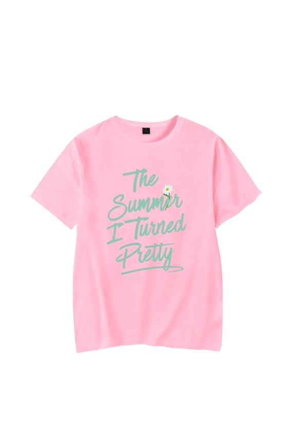 YUEMAO The Summer I Turned Pretty Season Fashion Women's Men's Round Neck Short sleeved T-shirt