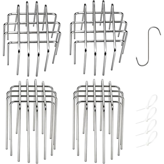 YUEMY 4 Pack Gutter Downspout Guard Stainless Steel, Fits 4" Pipe Heavy-Duty Downspout Filter Cover with Adjustable Opening, Gutter Screen Mesh Stops Leaves Debris & Animals from Clogging (4Pcs-4")