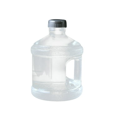 YUEVE 0.8/1.3 Gallon Water Bottle With Cover Big Water Bottle With Cover Gym Water Bottle With Handle Gallon Water Jug (101/170 Oz Transparent) Outdoor Handle Large Capacity Water Drinking Glasses
