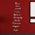 thumbnail image 1 of YUEVE Acrylic Silver Effect Quote Word Art Stair Decals Wall Sticker Home Wall Sayings Wall Sayings Lettering Big Wall Decals 3d Wall Decal Floral Wall Murals Peel And Wall Stickers for Wallpaper for, 1 of 2