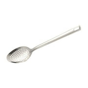 YUEVE Cooking Spoon Set Stainless Steel Large Serving Spoons Solid Spoon & Slotted Spoon For Restaurant Large Metal Tablespoon Basting Spoon Perforated Spoon Metal Kitchen Utensils Food Cooker for