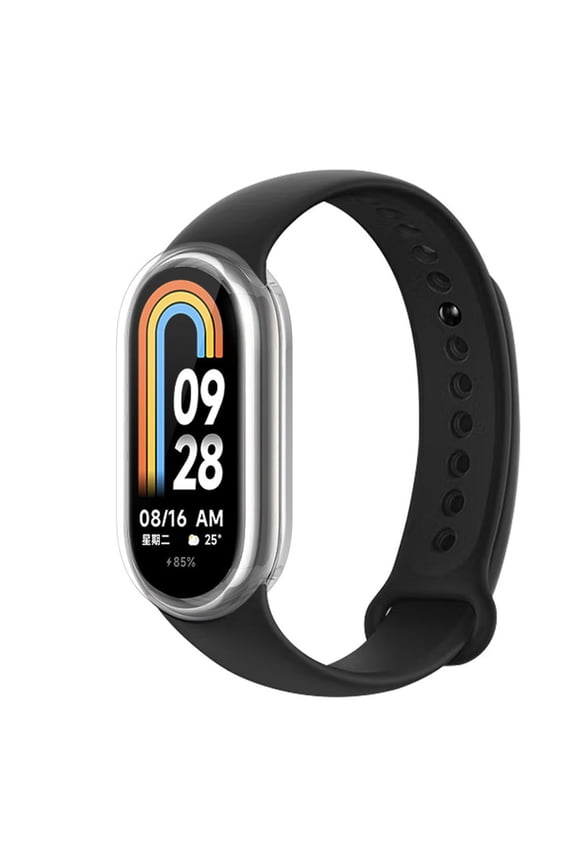 Kids Wristbands Sweatbands Enhanced Preservation ! Electroplated TPU Full Coverage Shockproof Protective For Mi Band 8