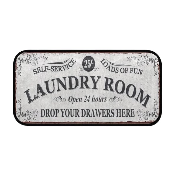 YUEVE Laundry Area Rug Non Door Mat Durable Entrance Rug Kitchen Flooring Laundry Room Bathroom Hallway Entrance Rug Fuzzy Blanket for Bed Furry Rugs for Bedroom Cute Rugs for Bedroom Area Rub