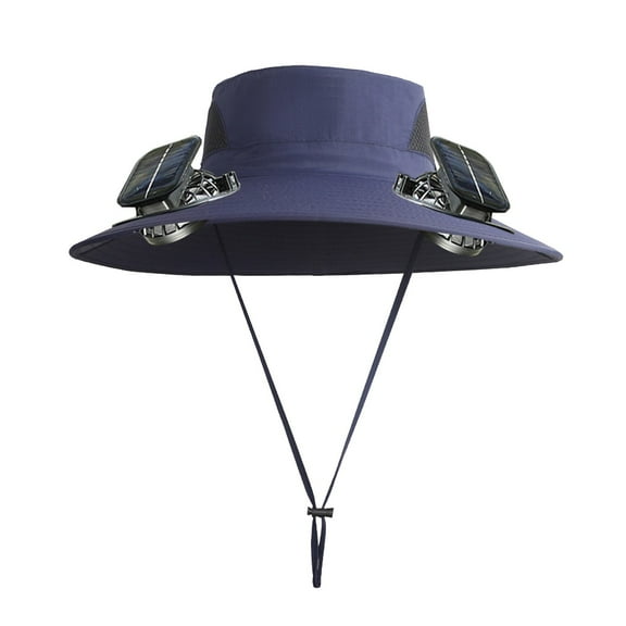 YUEVE Outdoor Wide Brim Sun Hat With Solar Fan Wide Brim Solar Fan Outdoor Fishing Hat Solar USB Charging Solar Fan Hat Outdoor Wide Brim Sun Hat Solar Fan Hat (A) Dog Seat Belt Tested For Car Crash