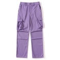 thumbnail image 1 of YUEVORA Cargo Pants for Men, Elastic Waist Multi Pocket Utility Pants, Straight Leg Casual Work Pants with Button Closure, 1 of 7